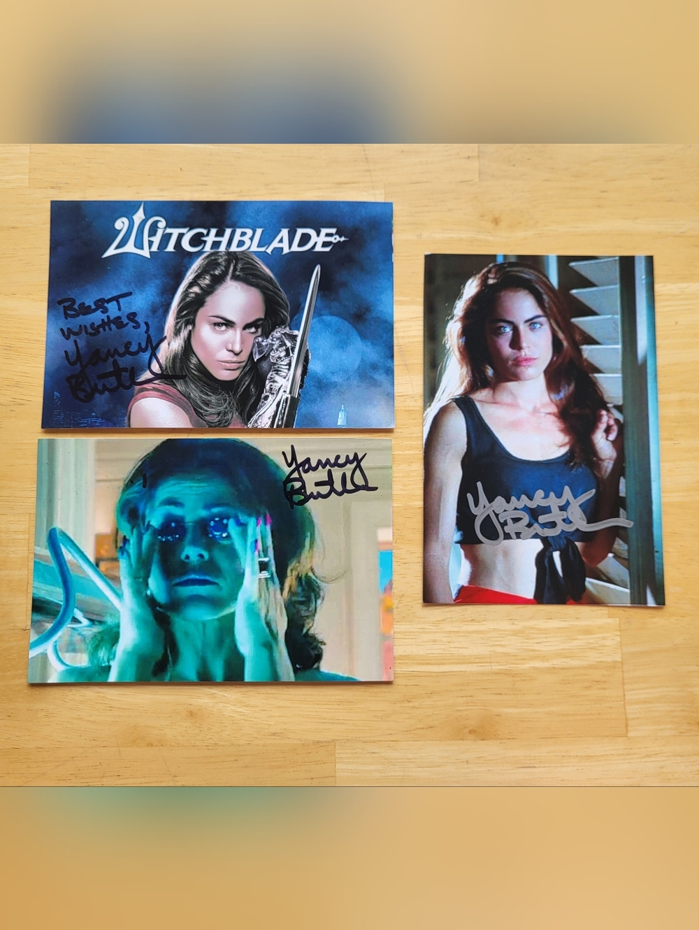 Yancy Butler Witchblade Kick Ass Hand Signed 4x6 Autograph Photos